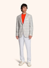 Kiton orange milano - t-shirt for man, in cotton 5