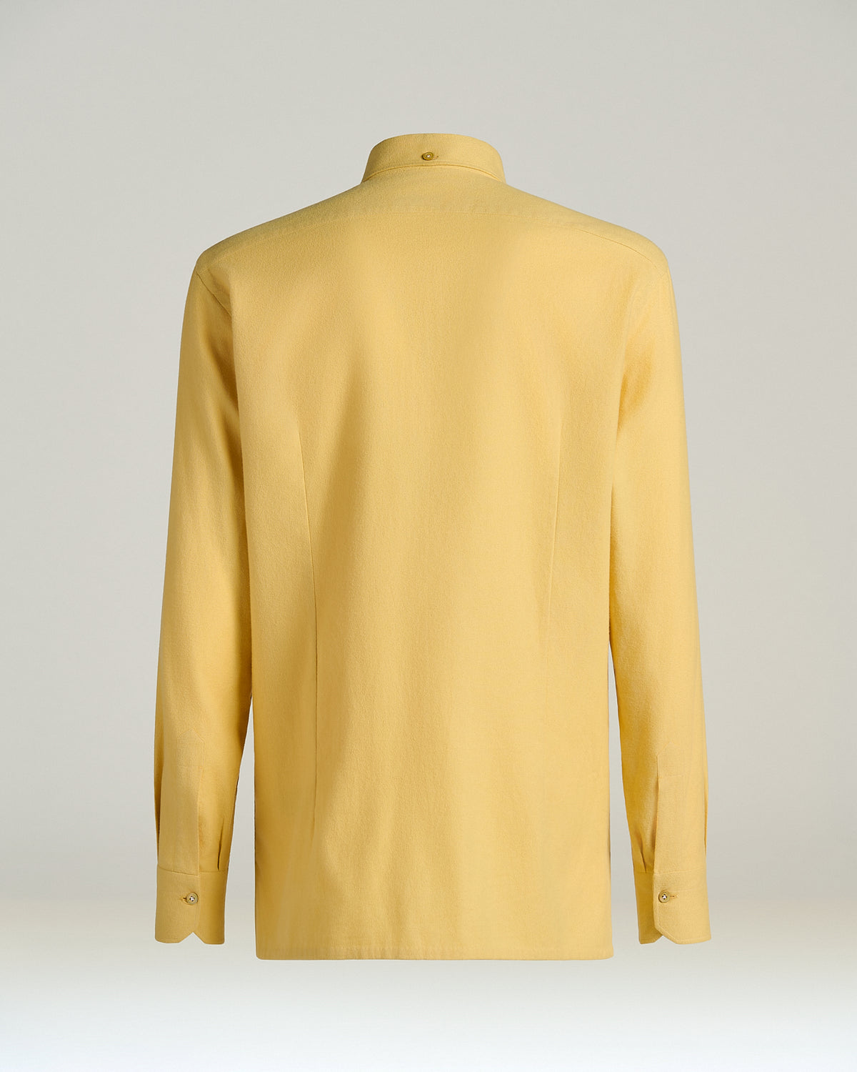 YELLOW CIRO COTTON SHIRT WITH DOUBLE PATCH POCKETS 2