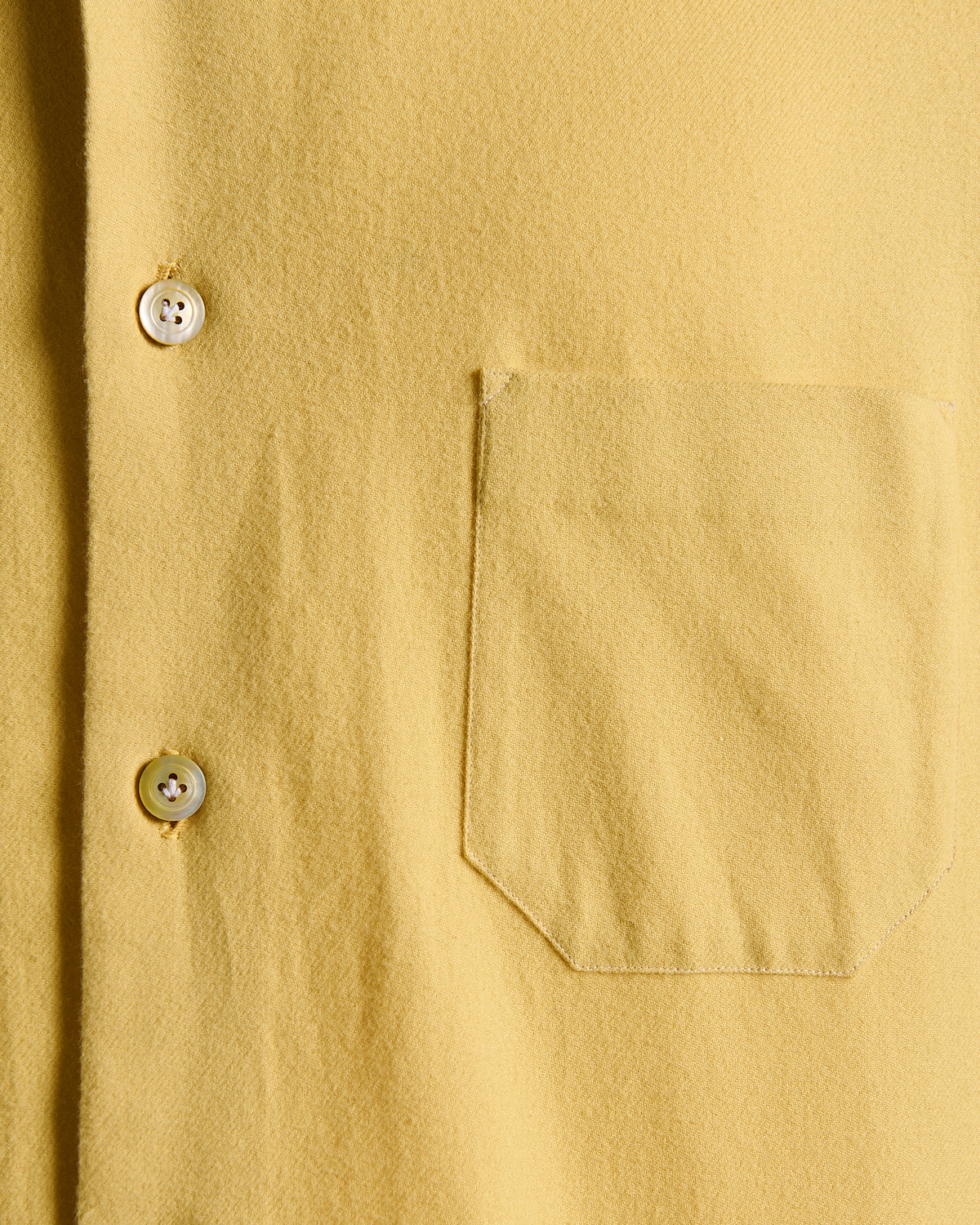 YELLOW CIRO COTTON SHIRT WITH DOUBLE PATCH POCKETS 3