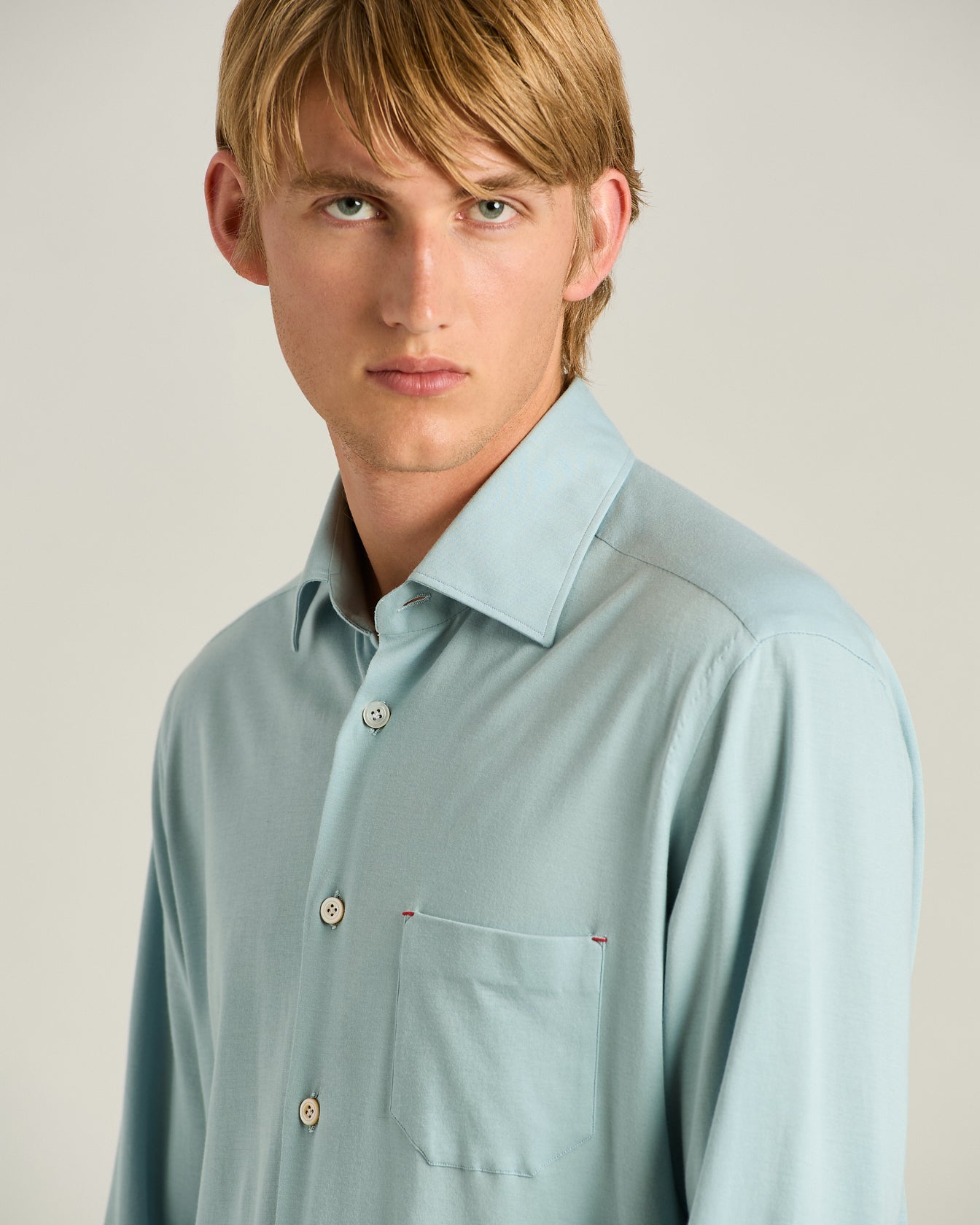 CAMICIA IN JERSEY DI COTONE