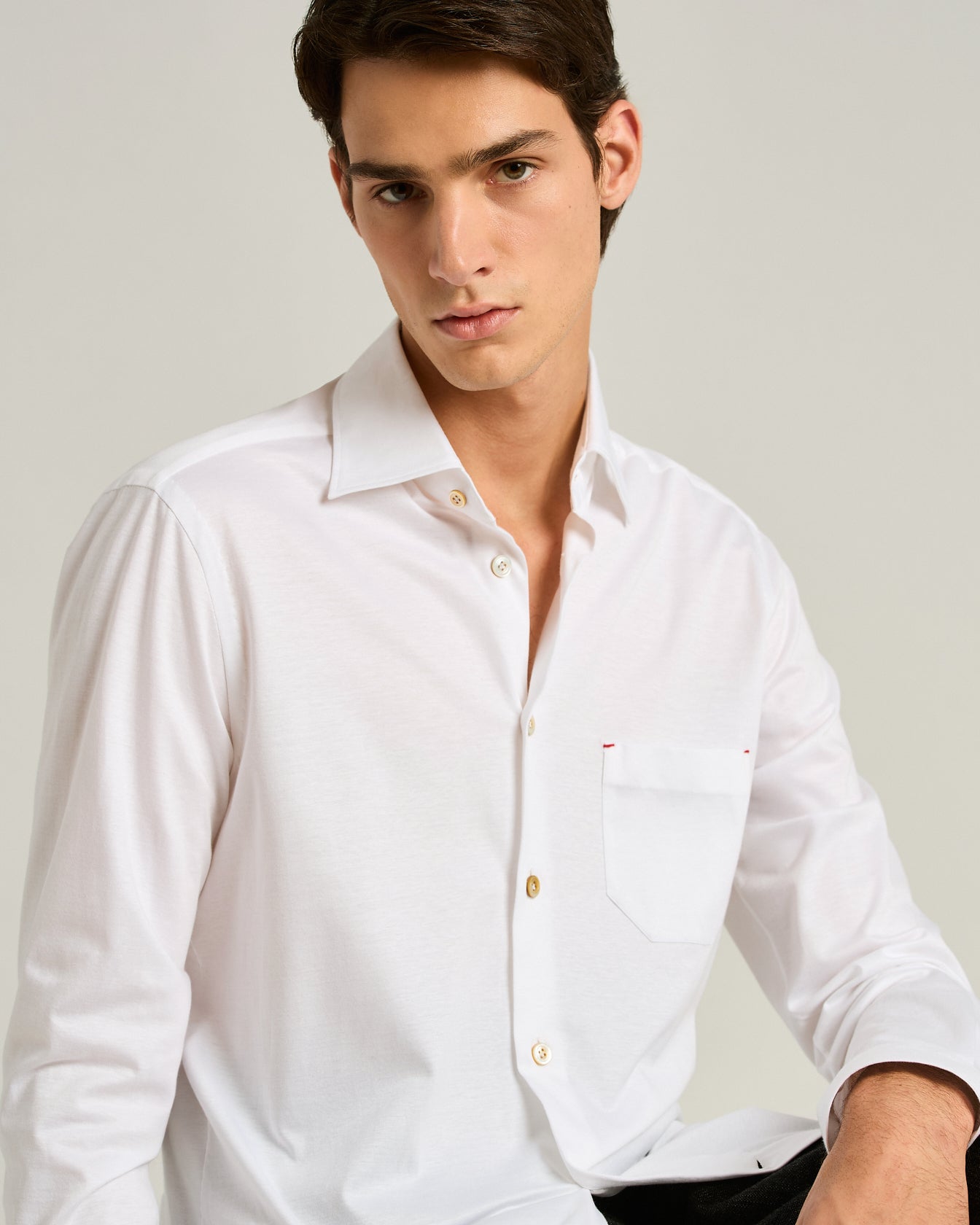 COTTON JERSEY SHIRT