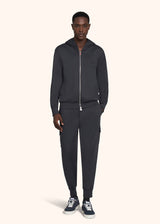 Kiton dark grey jump suit for man, in cotton 2