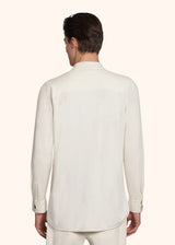 Kiton milkwhite/rope jacket for man, in cashmere 3
