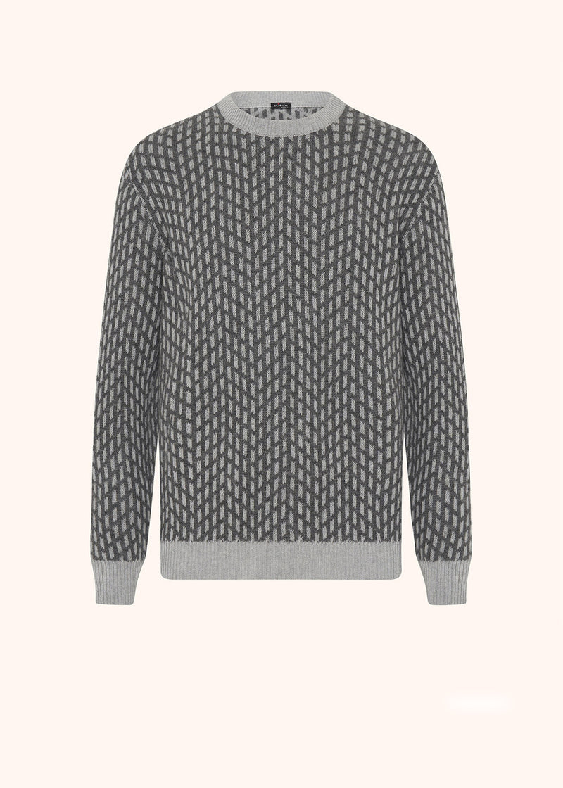 CASHMERE JUMPER WITH JACQUARD PATTERN