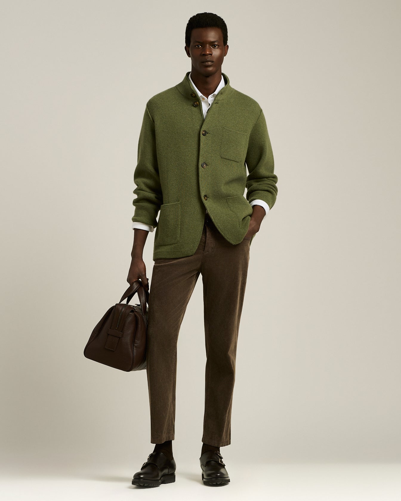GIACCA CASUAL IN PURO CASHMERE