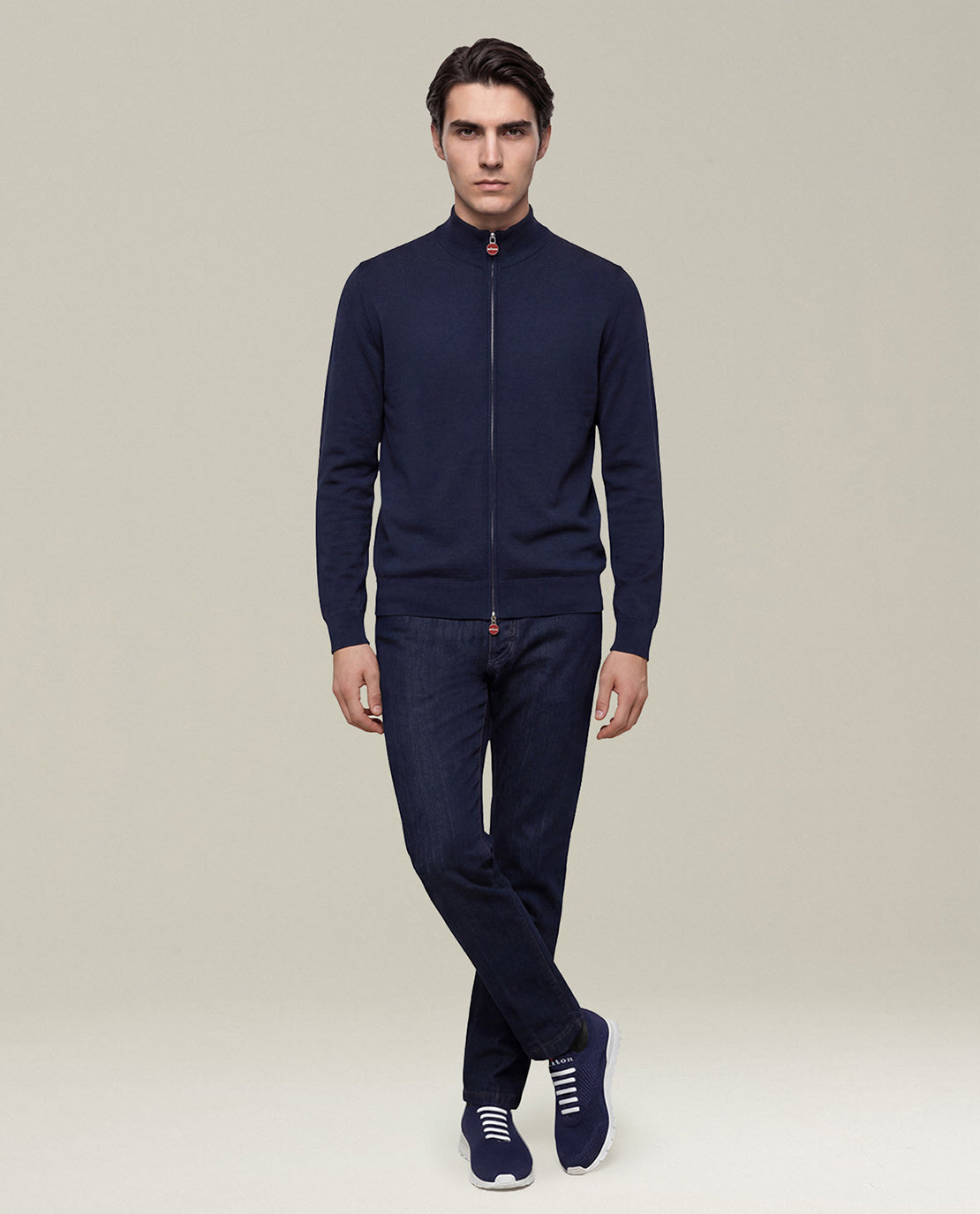 GIUBBOTTO BLU NAVY IN LANA