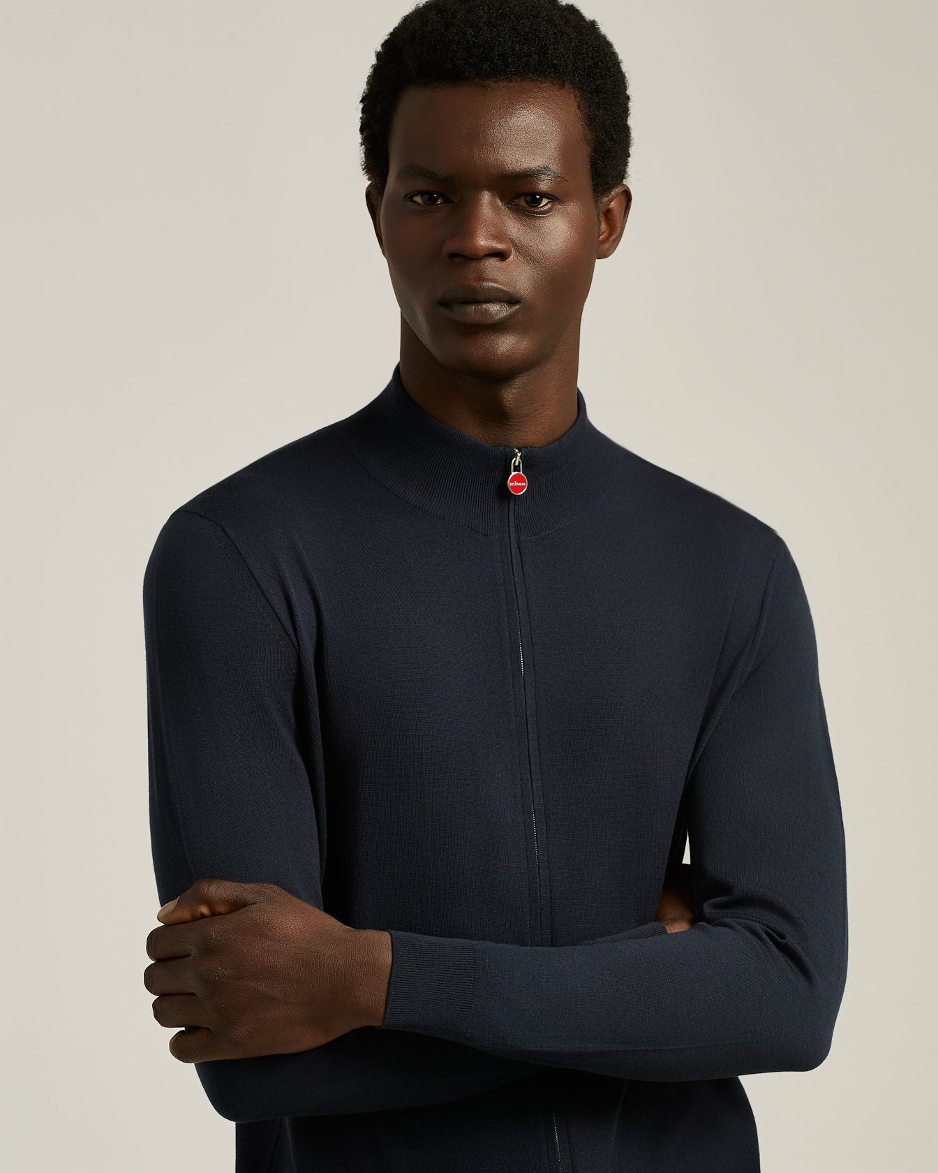 FULL-ZIP CASHMERE CARDIGAN