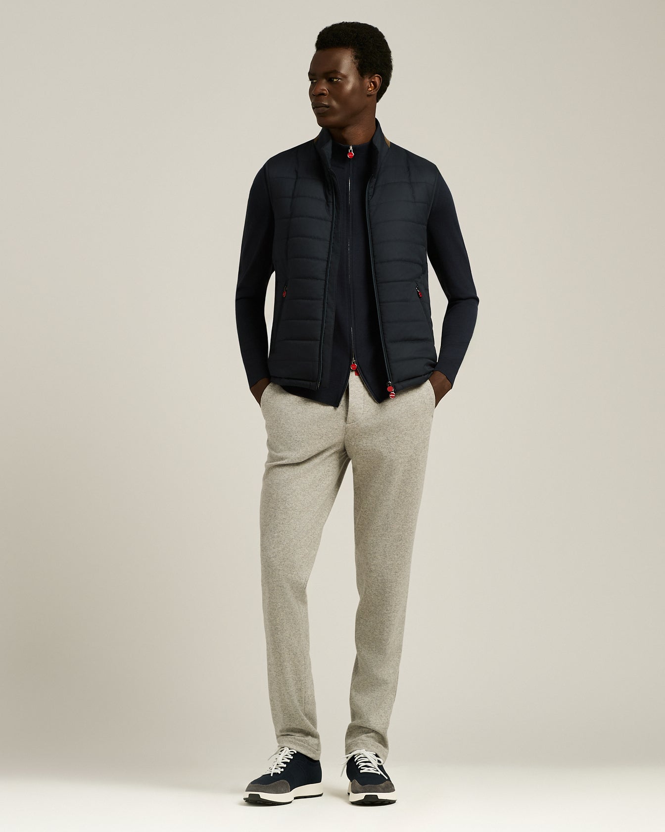 FULL-ZIP CASHMERE CARDIGAN