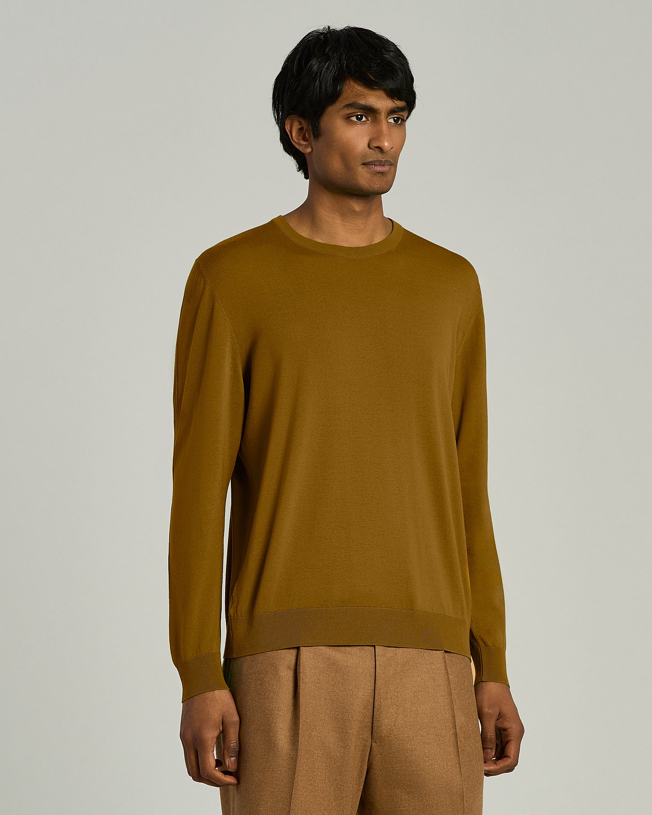 MAGLIA GIROCOLLO IN LANA 14 MICRON