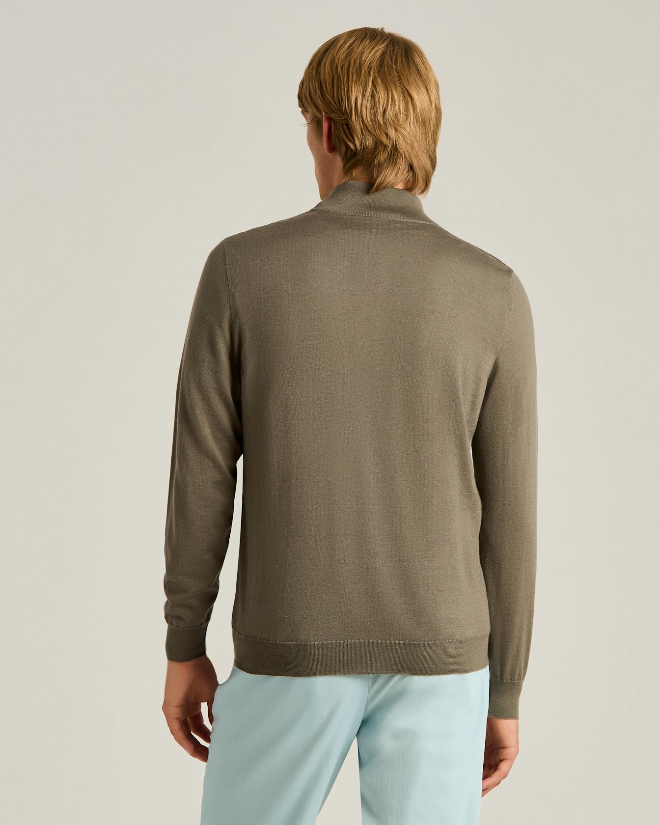 CAHSMERE AND SILK BLEND JACKET WITH CONTRASTING DETAILS