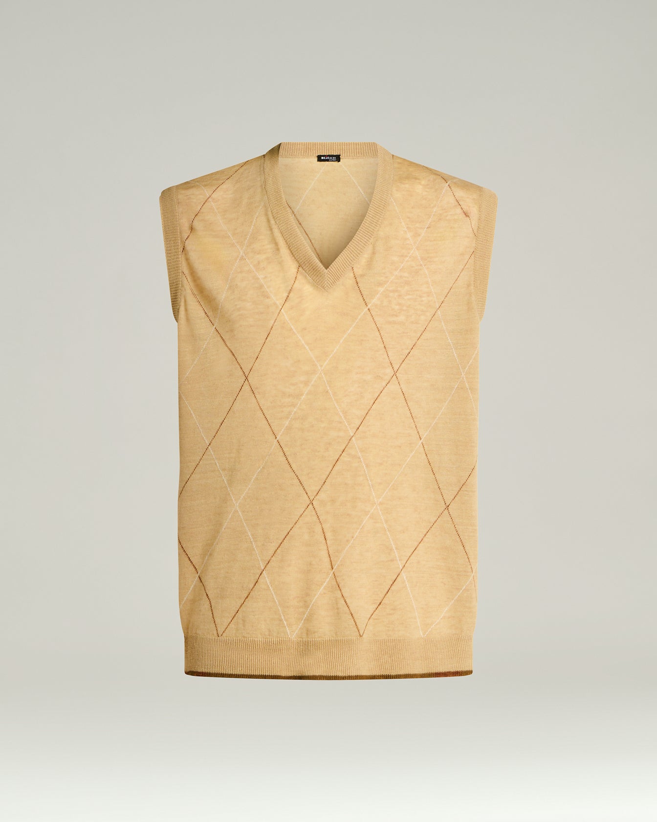 PURE LINEN V-NECK SWEATER VEST