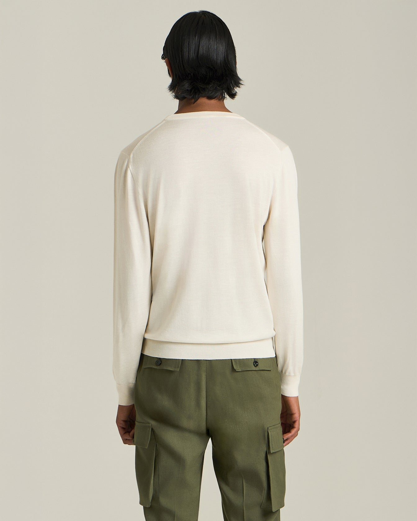 ICON SILK, CASHMERE AND LINEN SWEATER