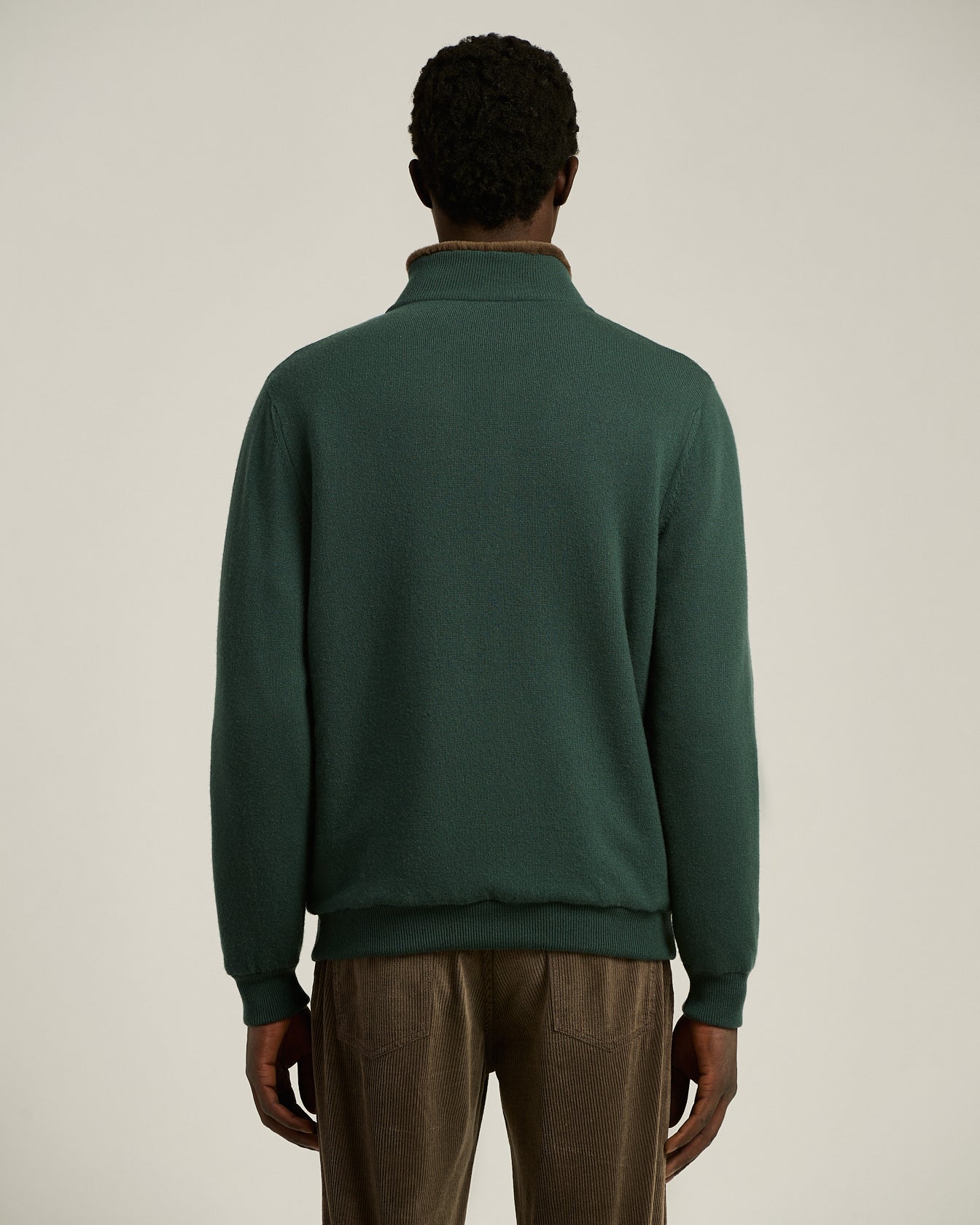 GIUBBOTTO IN PURO CASHMERE CON ZIP