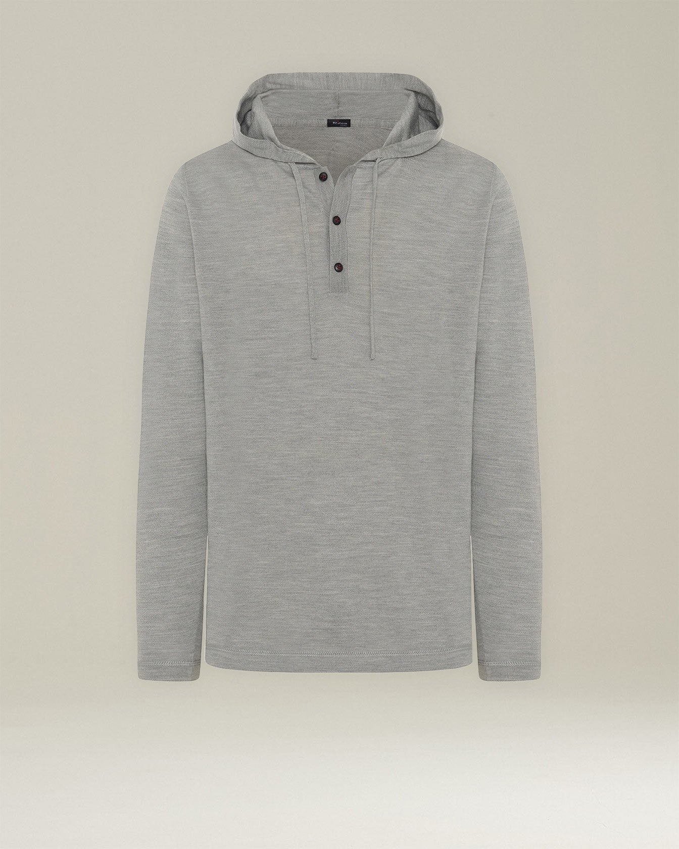 CASHMERE AND SILK HOODED TOP