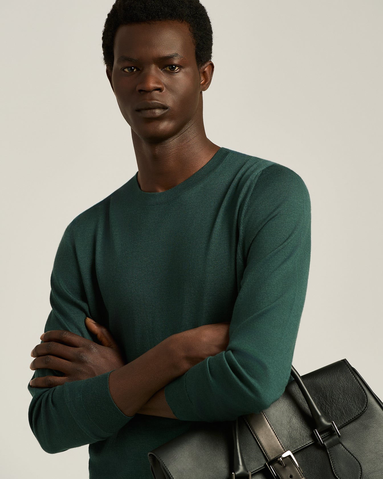 MAGLIA GIROCOLLO IN CASHMERE E SETA