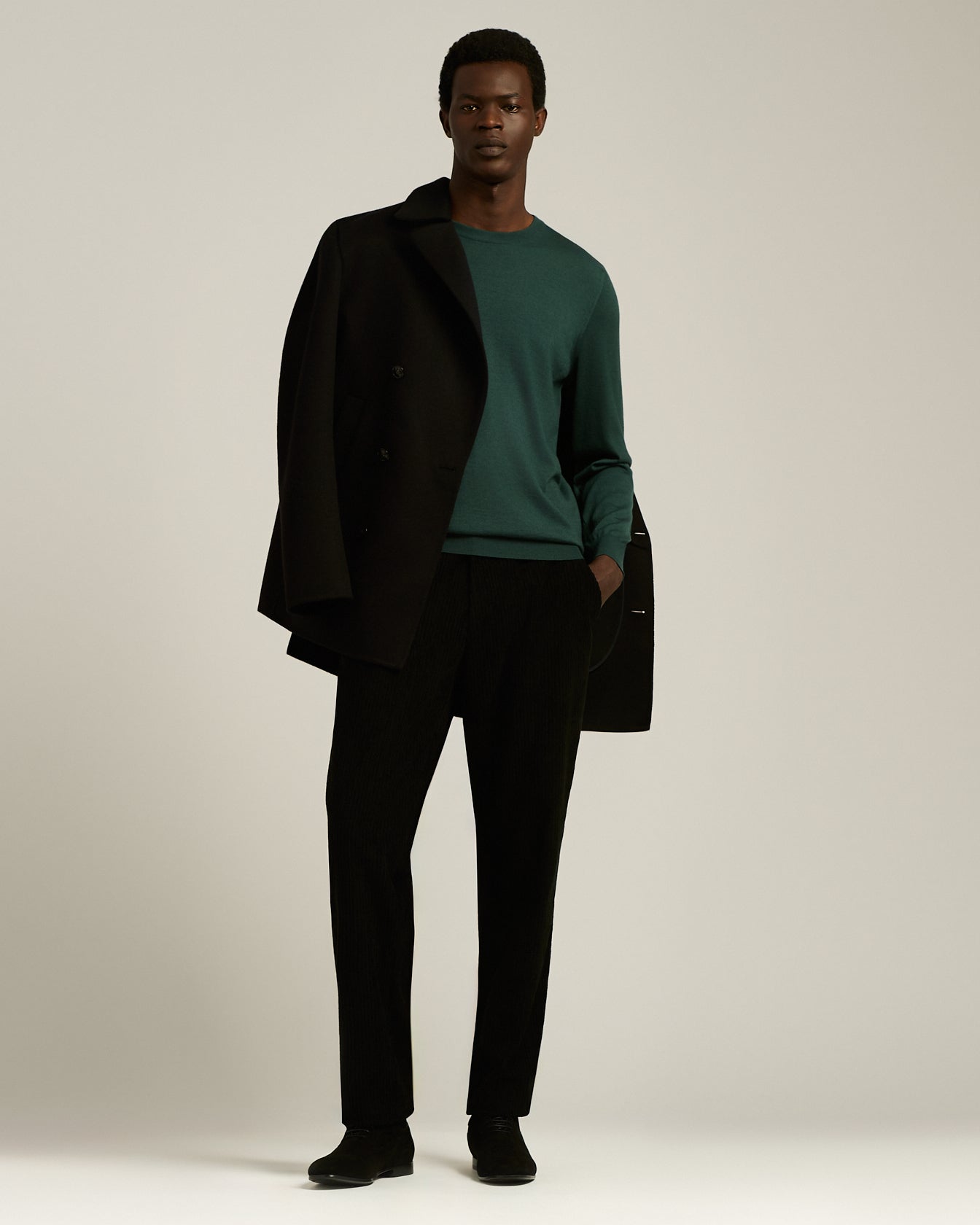MAGLIA GIROCOLLO IN CASHMERE E SETA