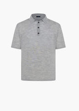 DELUXE WOOL AND SILK POLO SHIRT