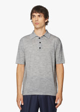 DELUXE WOOL AND SILK POLO SHIRT