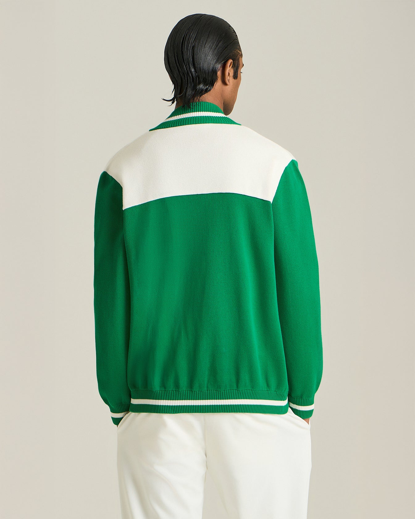 KNT COTTON VARSITY JACKET - TENNIS CAPSULE COLLECTION