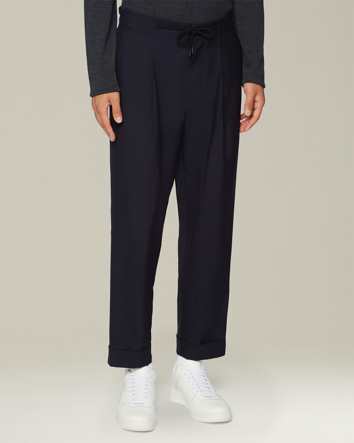 WOOL RELAXED TROUSERS