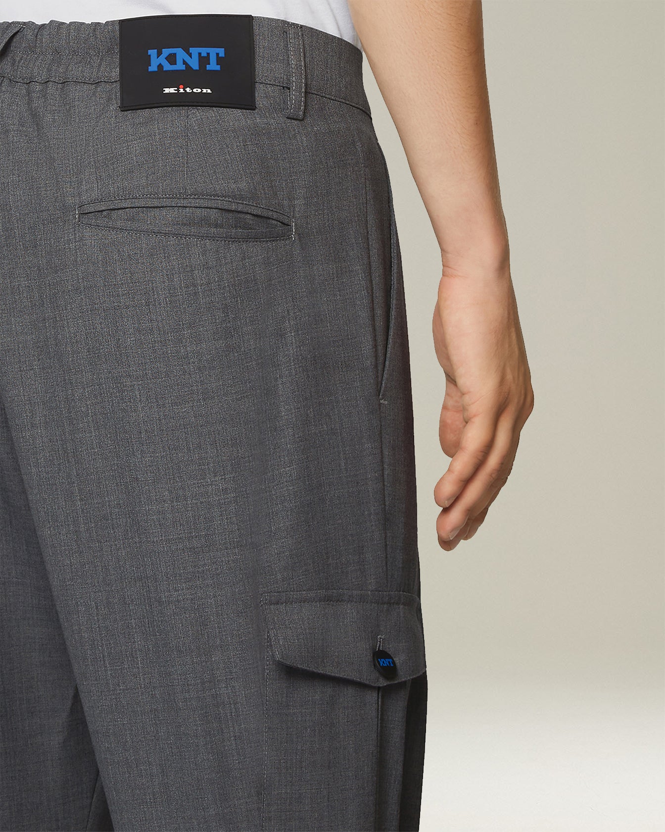 WOOL CARGO TROUSERS