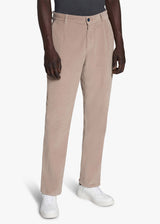 Knt beige trousers in cotton 2