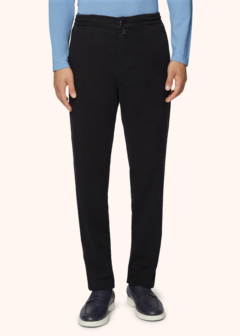 COTTON BLEND COMFORT TROUSERS