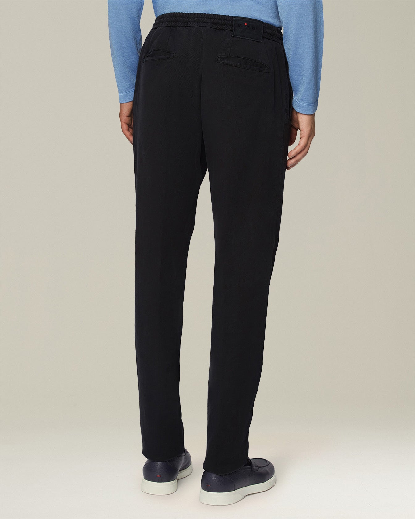 COTTON BLEND COMFORT TROUSERS