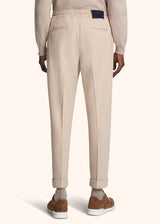 Kiton beige trousers for man, in cashmere 3