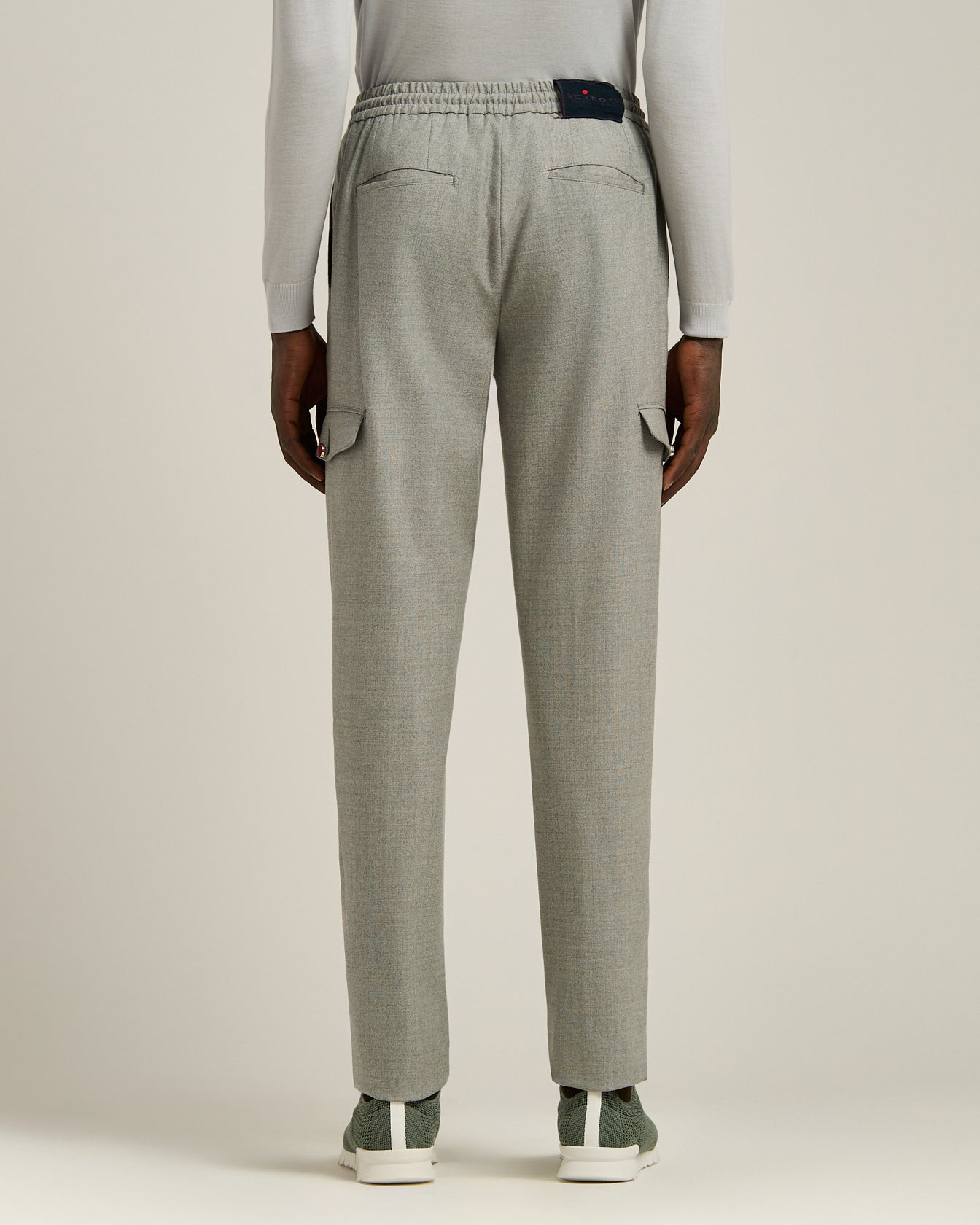 PANTALONI CARGO IN LANA