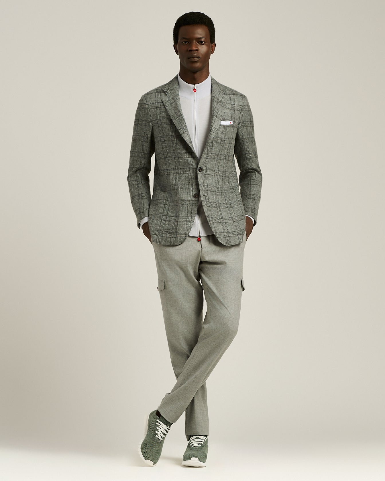 PANTALONI CARGO IN LANA