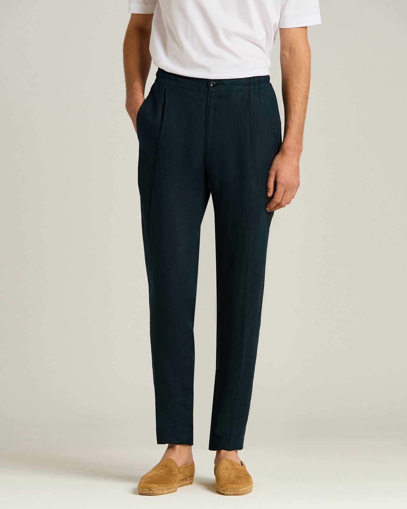 COMFORT LINEN TROUSERS