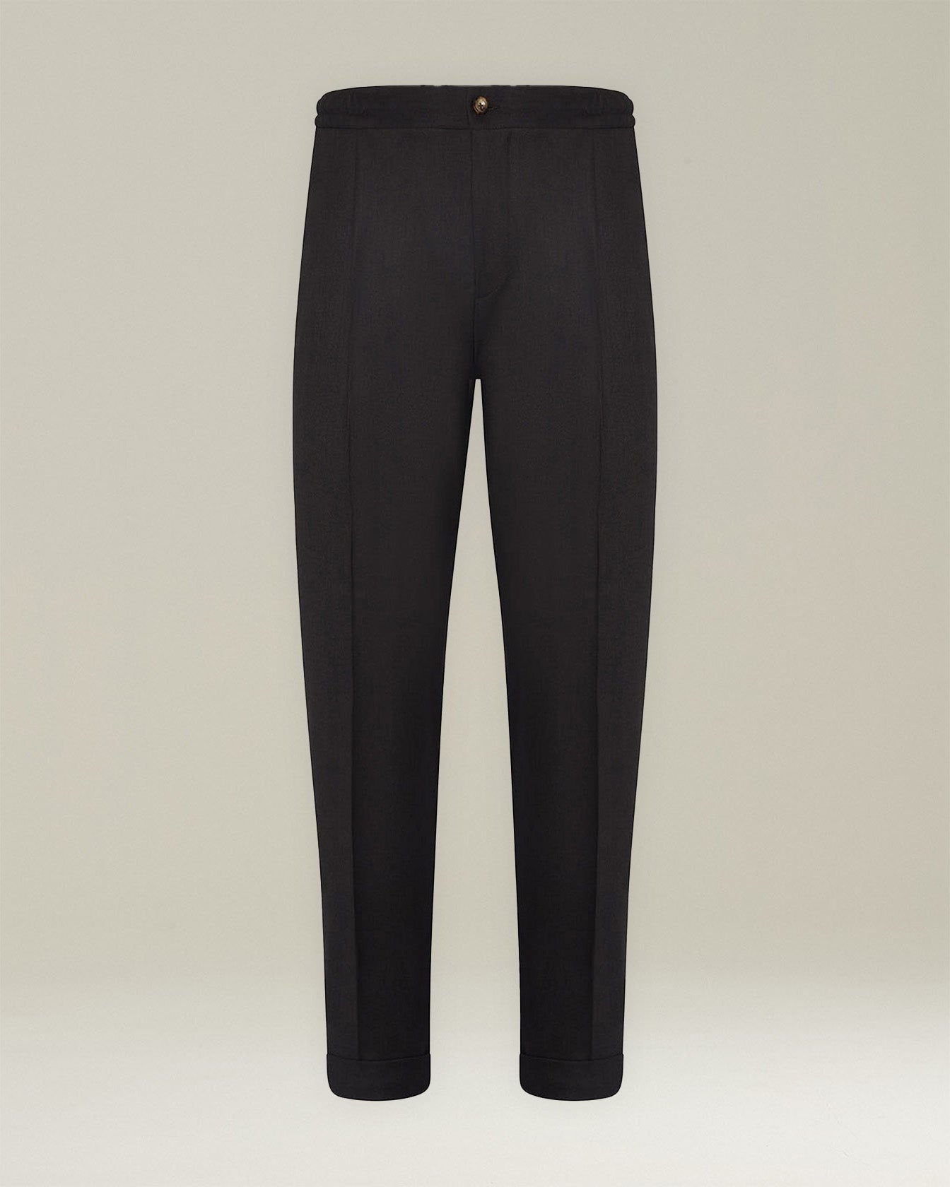 COTTON AND CASHMERE COMFORT TROUSERS