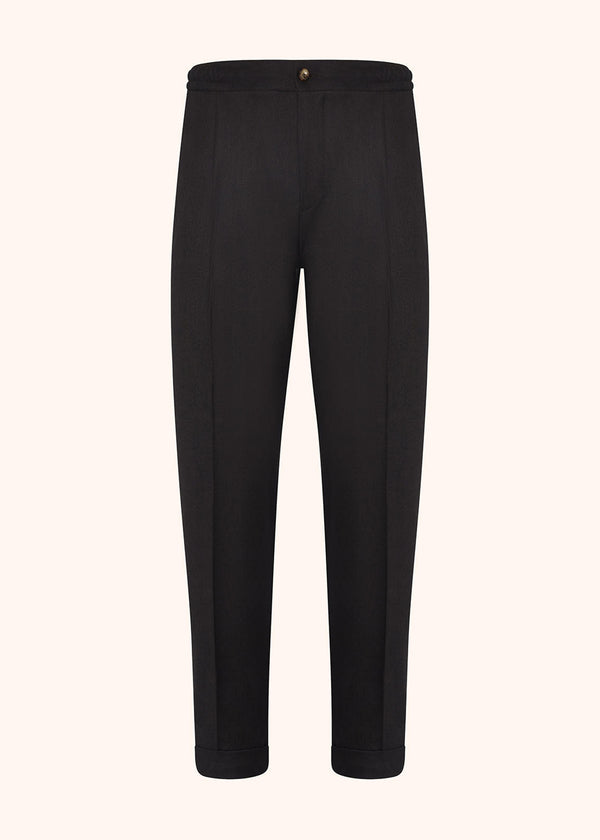 COTTON AND CASHMERE COMFORT TROUSERS