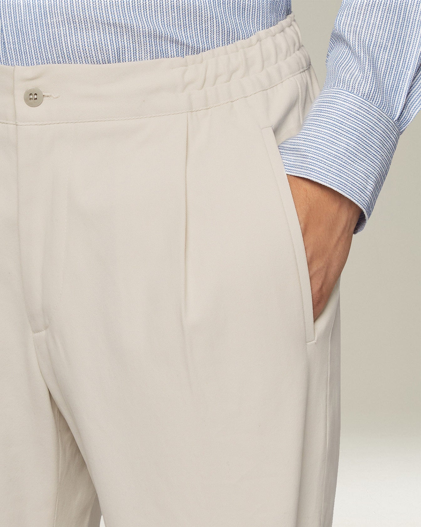 COTTON COMFORT TROUSERS