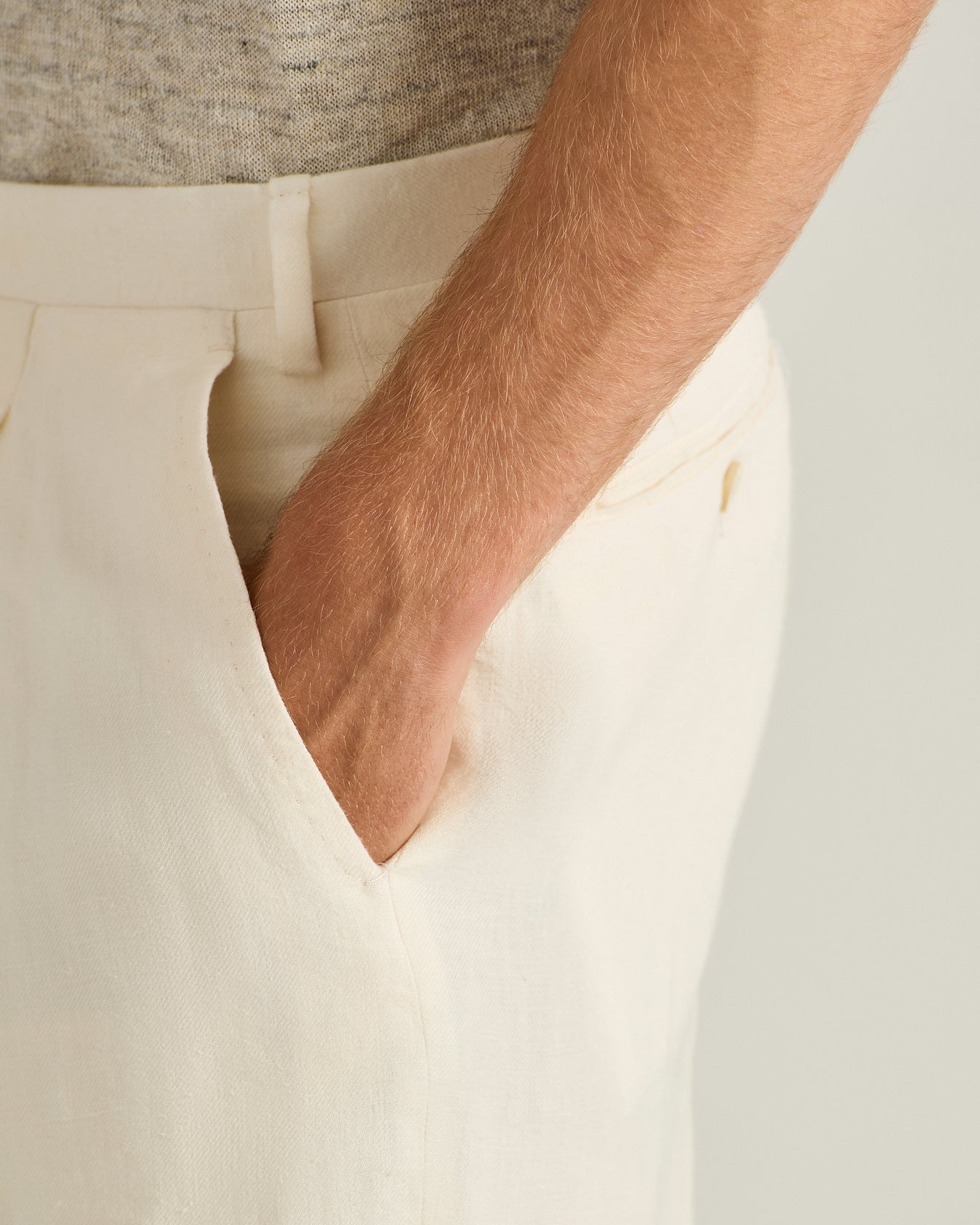 PURE LINEN TROUSERS