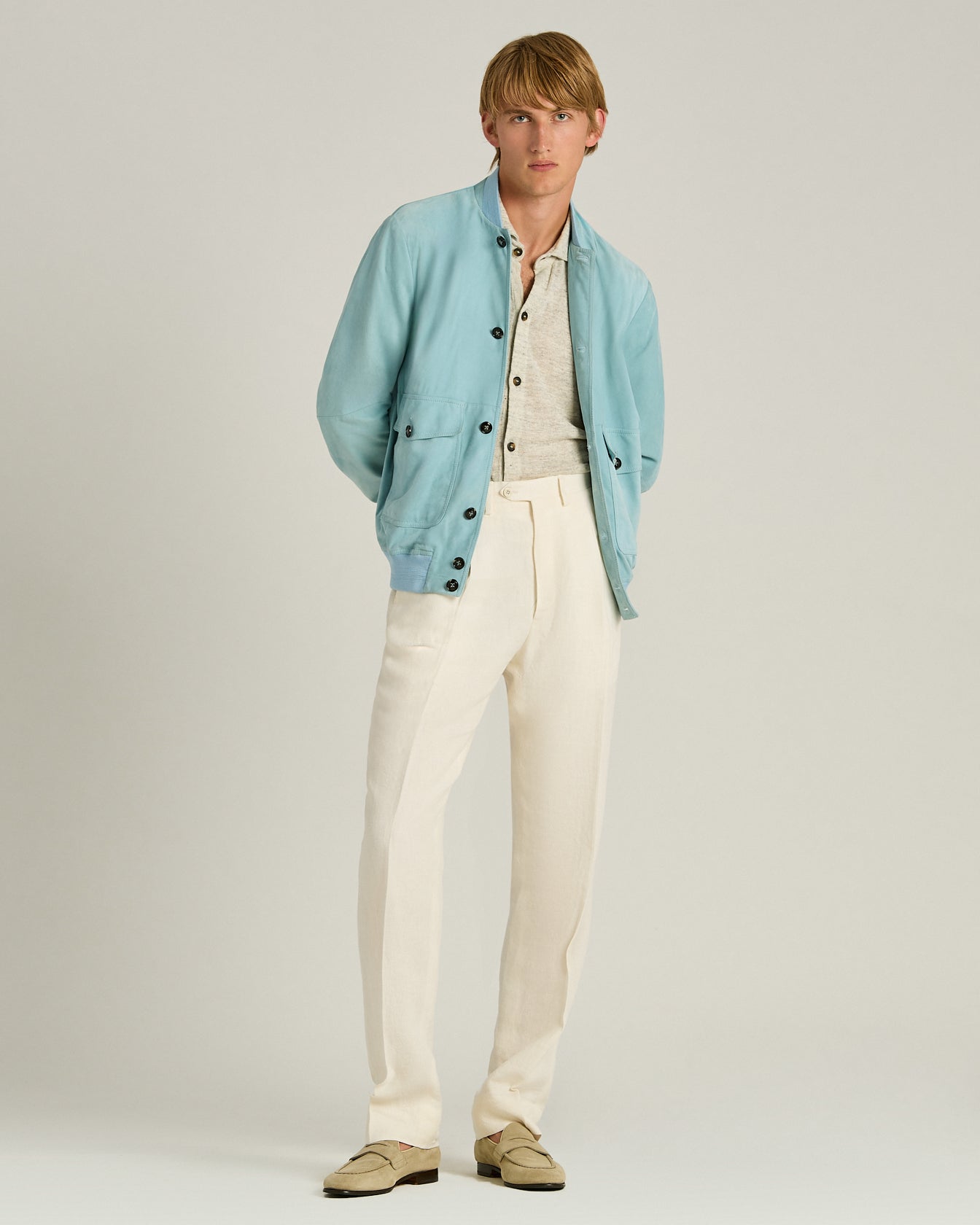 Kiton シャツジャケット　ミントグリーン Men's Spring Summer 2026 Collection | Kiton