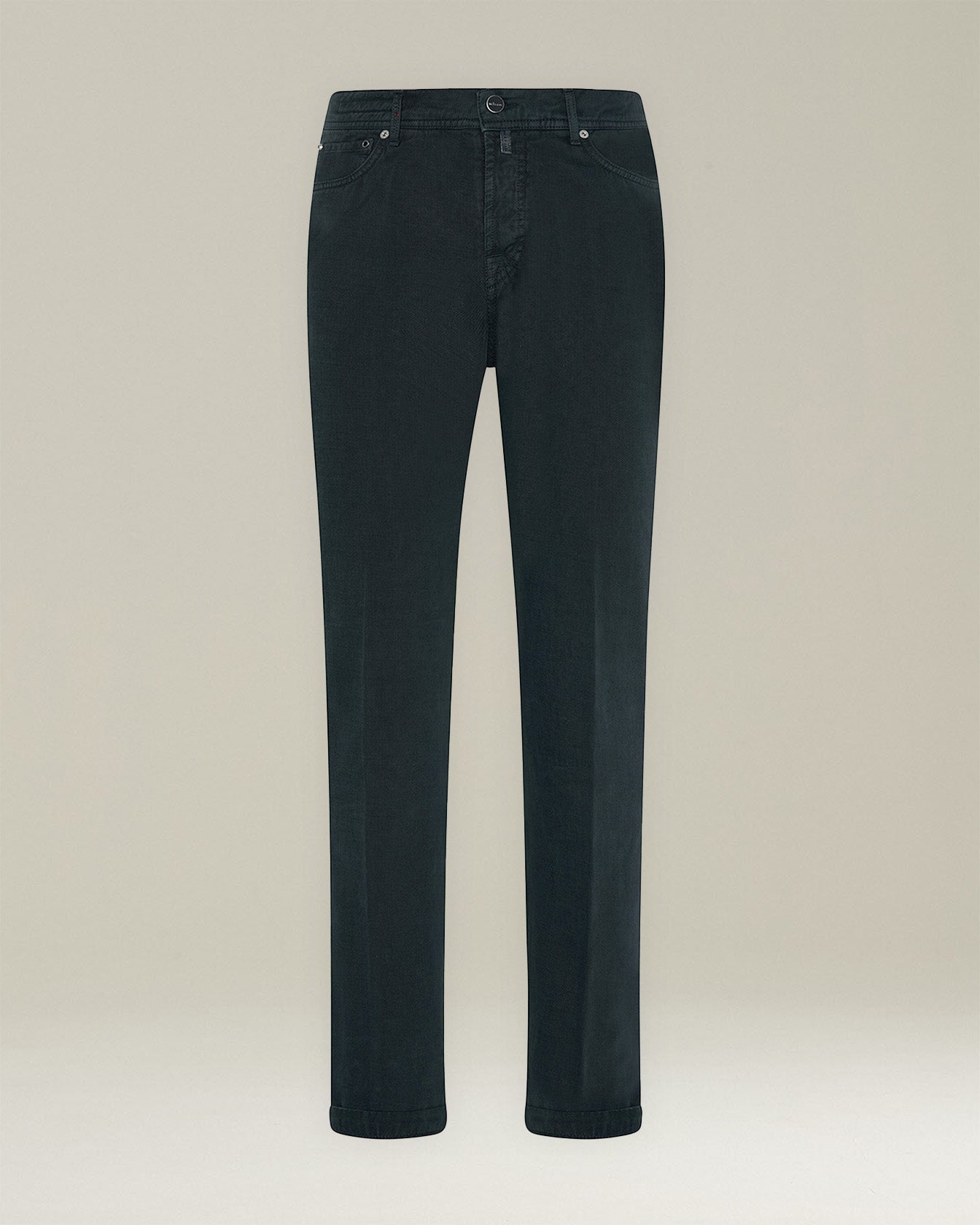 DENIM AND CASHMERE TAILORED JEANS