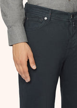 DENIM AND CASHMERE TAILORED JEANS