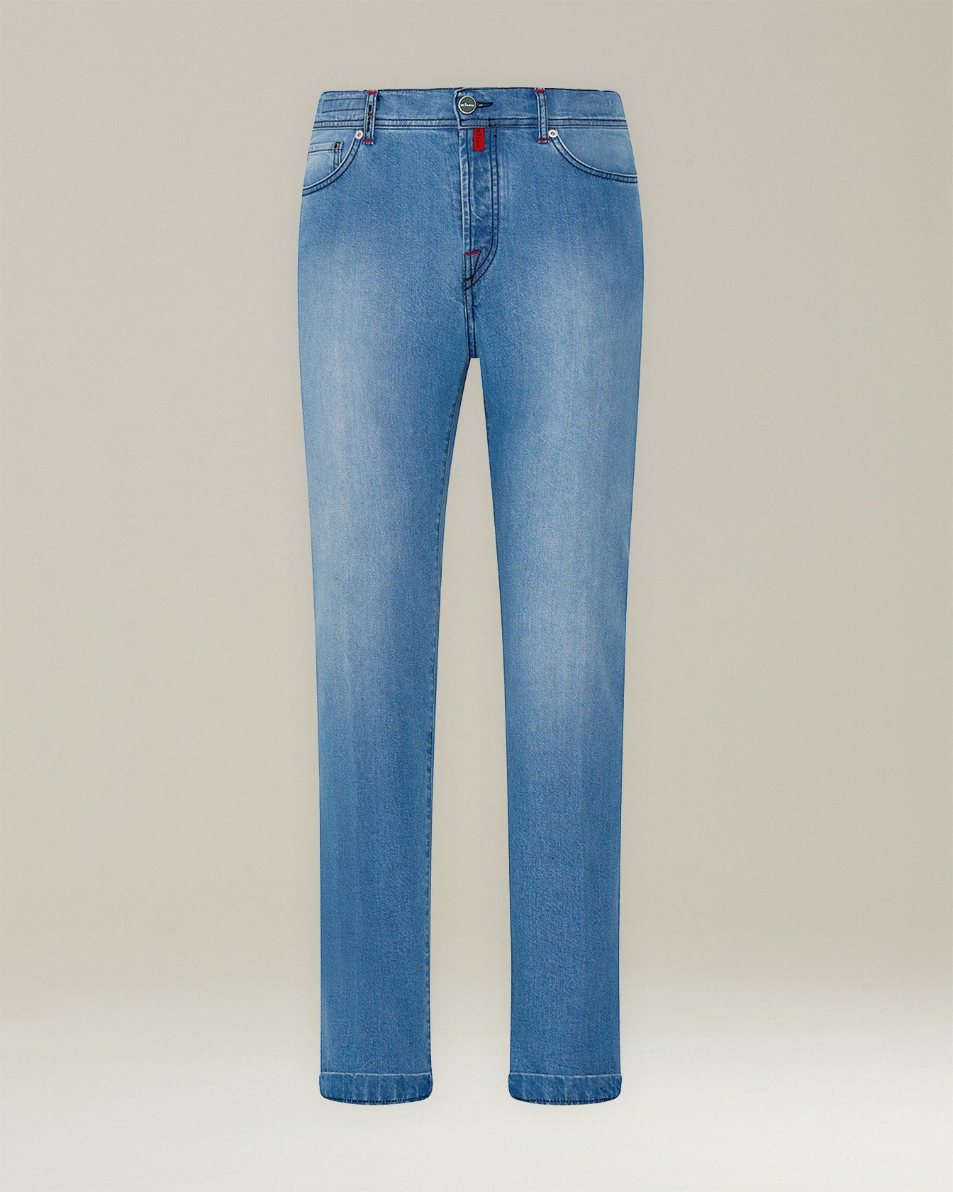 DENIM AND CASHMERE TAILORED JEANS