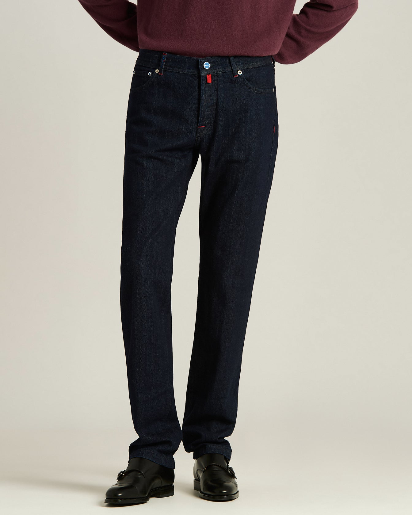 DENIM SARTORIALE 5 TASCHE IN COTONE STRETCH