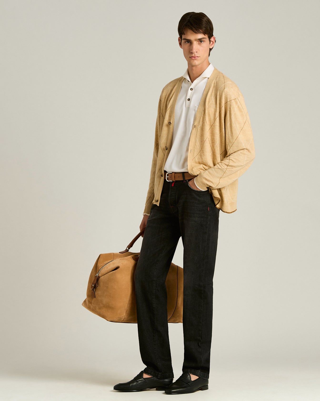 DENIM SARTORIALE 5 TASCHE IN COTONE STRETCH