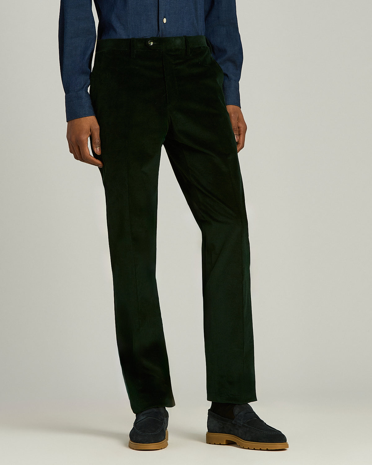 GREEN COTTON PANTS 2