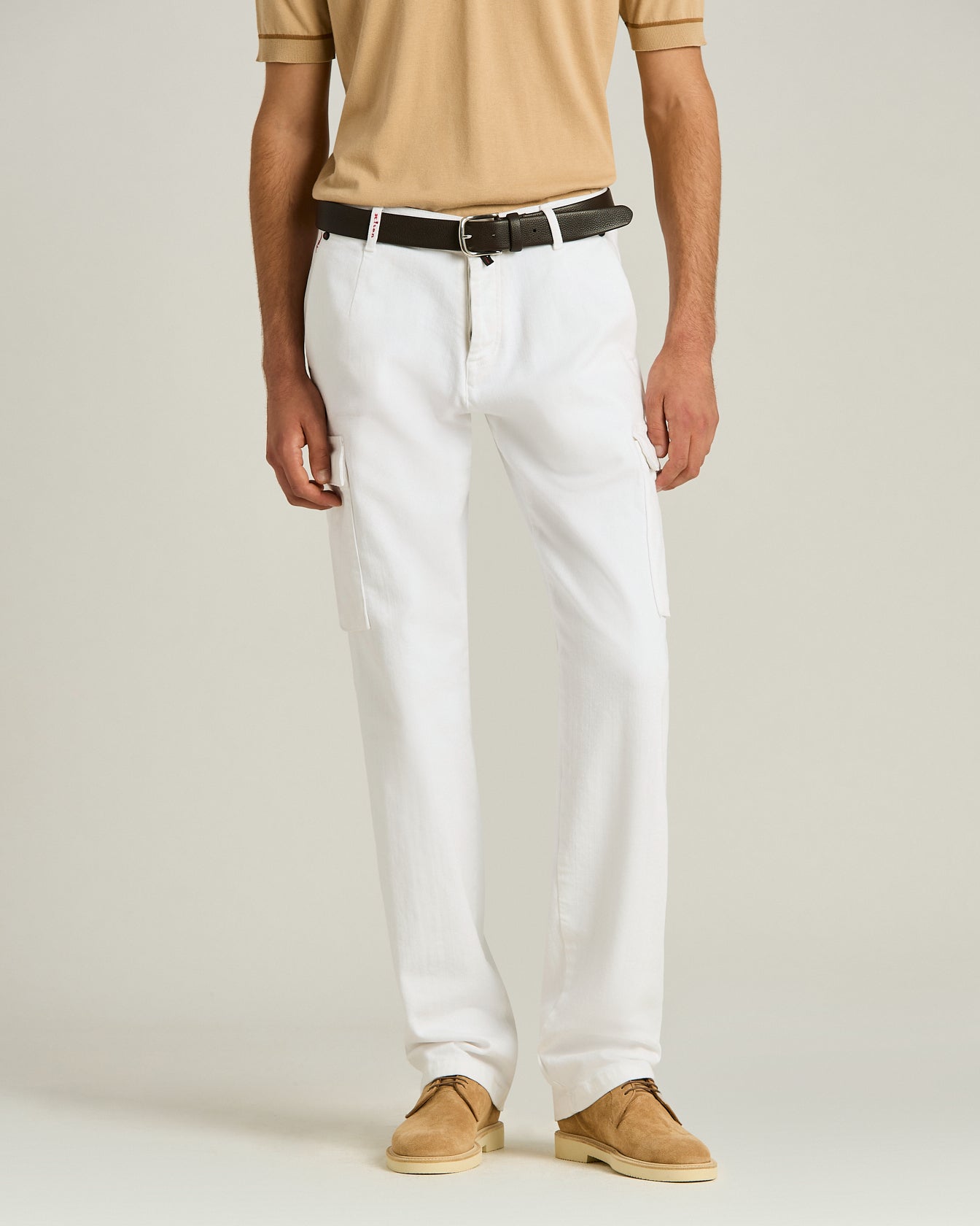 PANTALONE IN COTONE ELASTICIZZATO