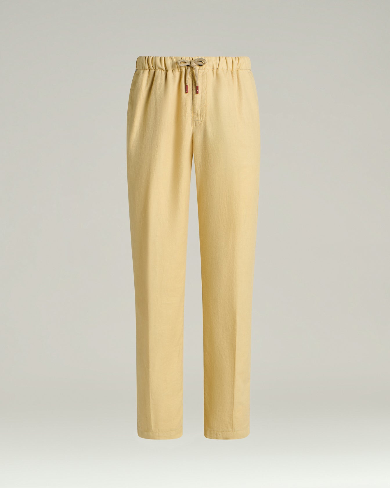 LINEN AND COTTON BLEND TROUSERS