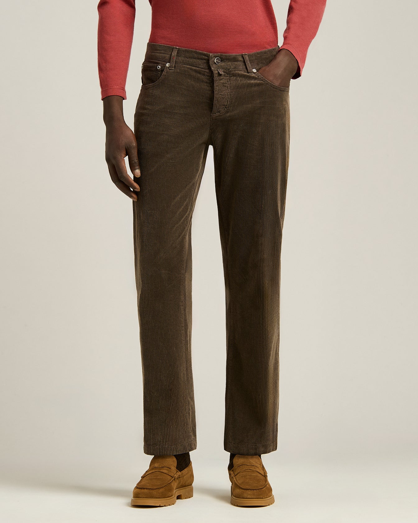 FIVE-POCKET CORDUROY TROUSERS