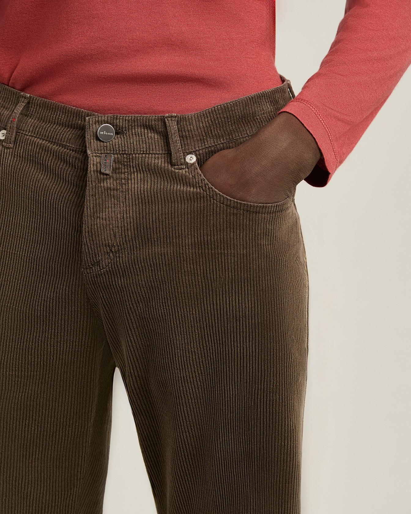 FIVE-POCKET CORDUROY TROUSERS