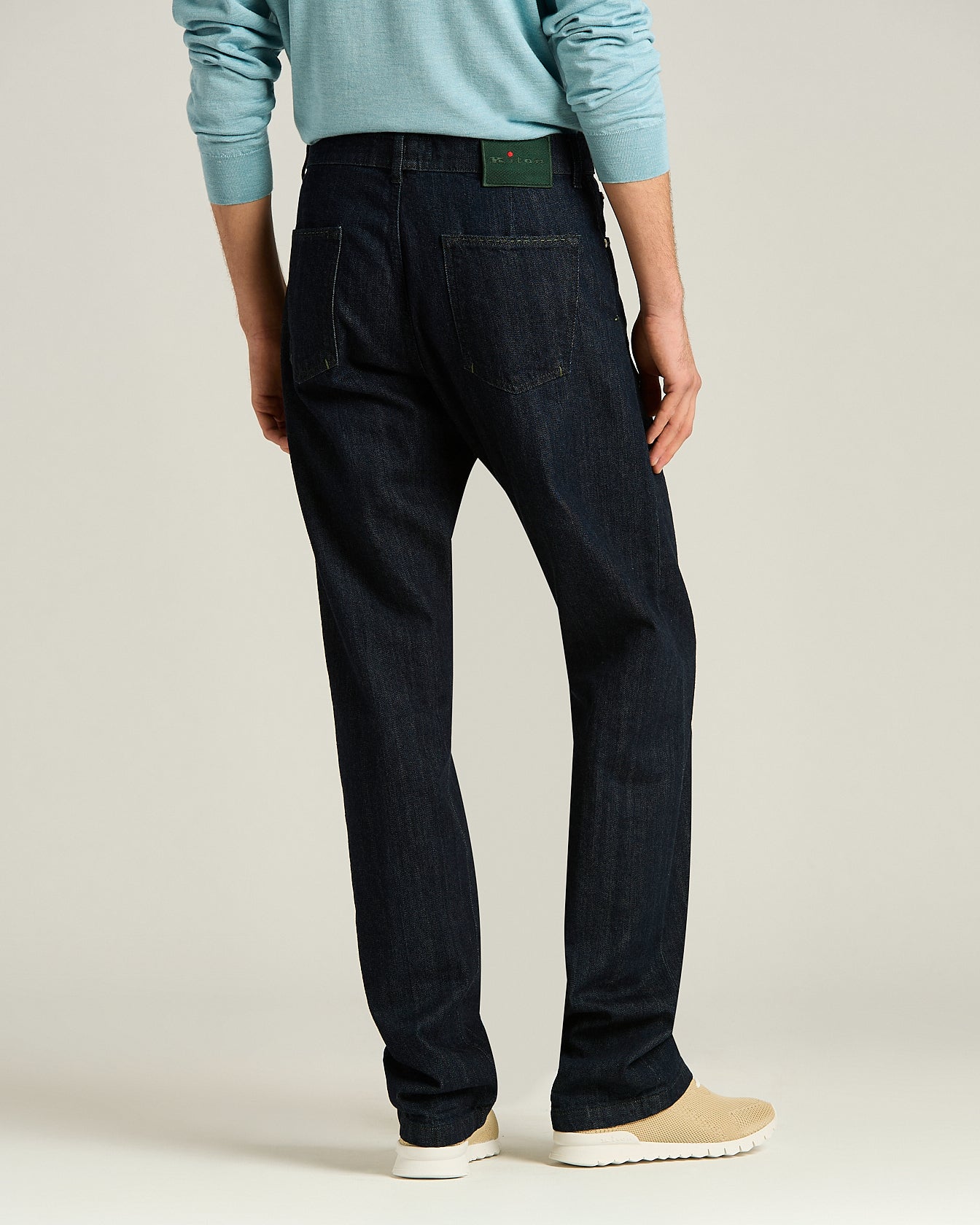 PANTALONE IN COTONE ELASTICIZZATO