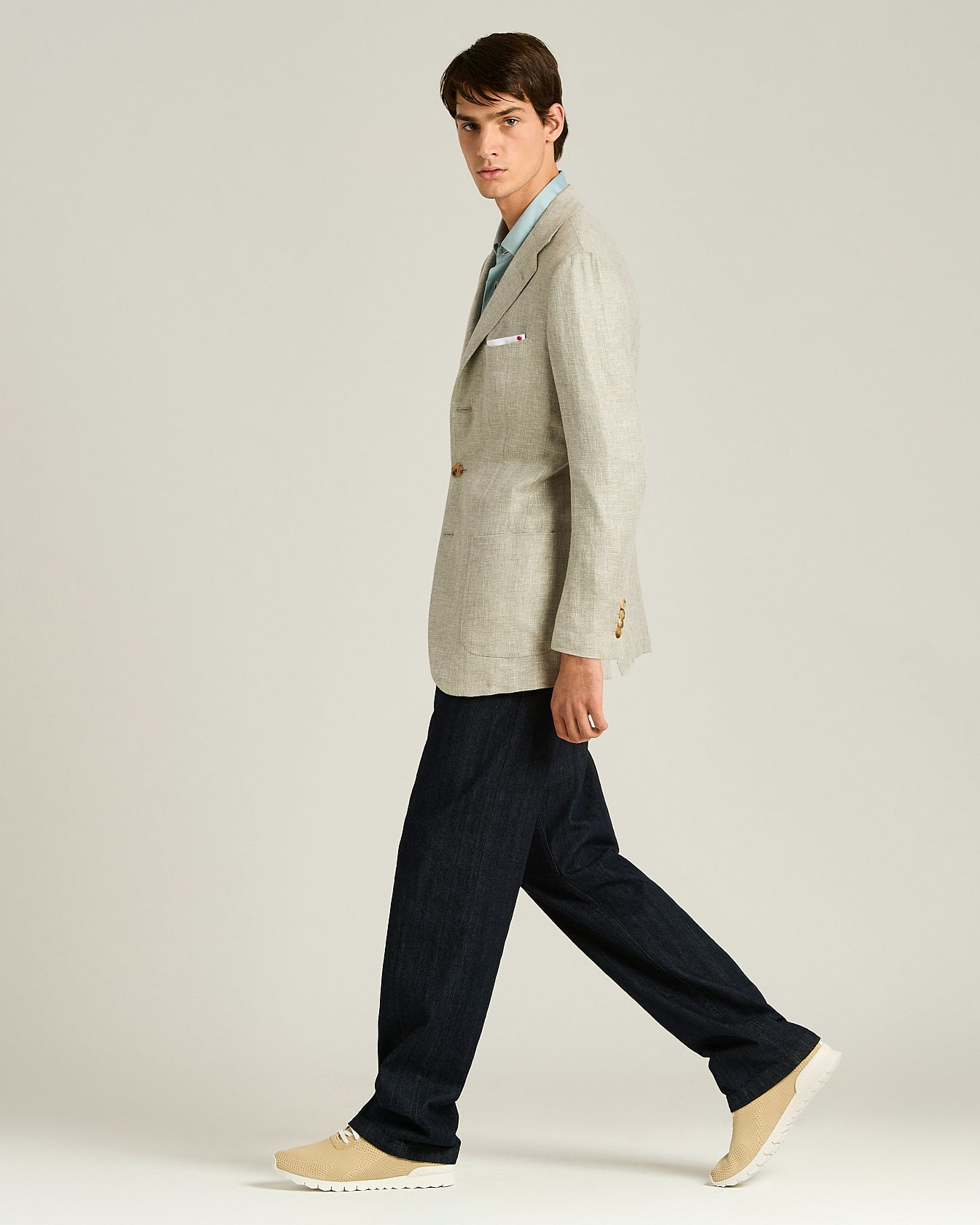 PANTALONE IN COTONE ELASTICIZZATO