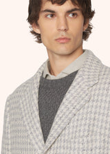 HOUNDSTOOTH CASHMERE BLEND COAT